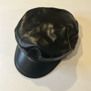 Pleather cap